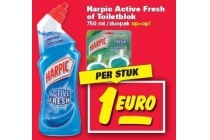 harpic active fresh of toiletblok