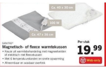 sanitas magnetisch of fleece warmtekussen