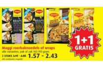 maggi roerbaknoedels of wraps