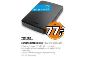 externe harde schijf canvio basics 2tb