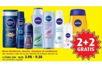nivea deodorant douche shampoo of conditioner