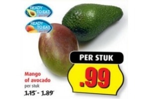 mango of avocado