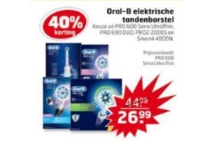 oral b elektrische tandenborstel