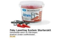 foby levelling system starterskit