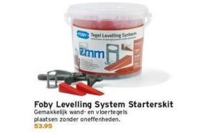 foby levelling system starterskit