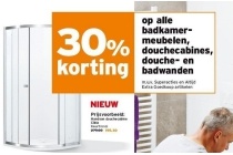 op alle badkamer meubelen douchecabines douche en badwanden