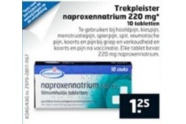 trekpleister naproxennatrium 220 mg