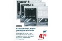 rucanor dames heren en meisjes ondermode