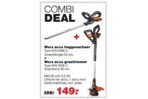 worx accu heggenschaar worx accu gratistrimmer