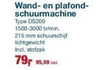 wand en plafond schuurmachine
