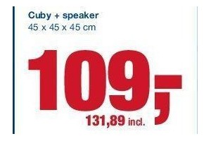 cuby en speaker