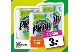 plenty keukenpapier 2 rollen