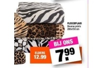 fleeceplaid diverse printen