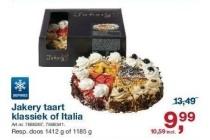 jakery taart klassiek of italia