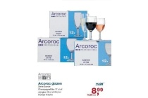 arcoroc glazen