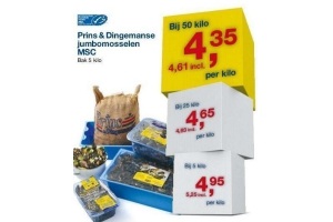 prins en dingemanse super en jumbomosselen msc