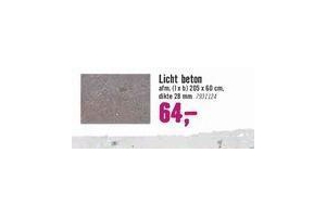 licht beton werkblad