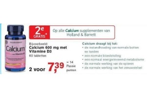 calcium 600 mg met vitamine d3