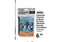 pokemon tcg sun en moon burning shadows booster met album