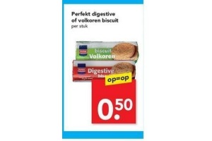 perfekt digestive of volkoren biscuit