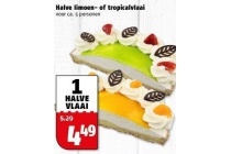 halve limoen of tropicalvlaai