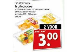 fruity pack fruitsalades