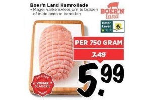 boer n land hamrollade