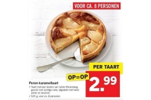 peren karameltaart