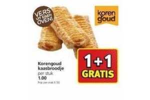 korengoud kaasbroodje