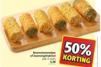boomstammetjes of boerengehaktrol