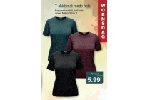 t shirt met ronde hals