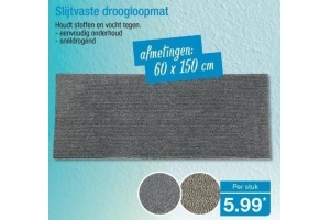 slijtvaste droogloopmat