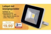 ledspot met bewegingsmelder