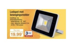 ledspot met bewegingsmelder