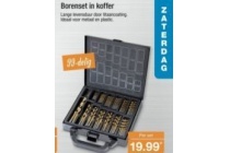 borenset in koffer