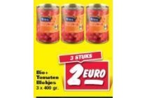 bio tomatenblokjes nu 3 stuks voor eur2 00