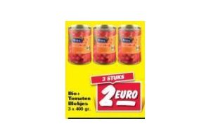 bio tomatenblokjes nu 3 stuks voor eur2 00