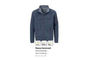 fleece herenvest