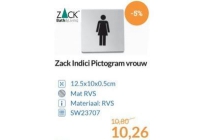 zack indici pictogram vrouw