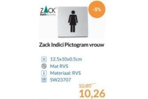 zack indici pictogram vrouw