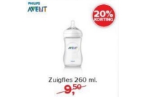 zuigfles 260 ml