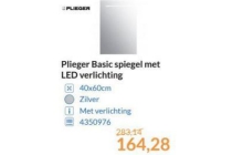 plieger basic spiegel met led verlichting