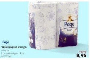 page toiletpapier design