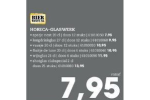 horeca glaswerk