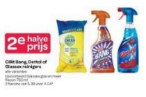 cilit bang dettol of glassex reinigers