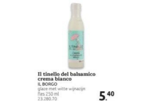 il tinello del balsamico crema bianco