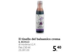 il tinello del balsamico crema