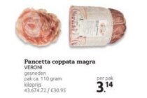 pancetta coppata magra