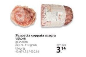 pancetta coppata magra