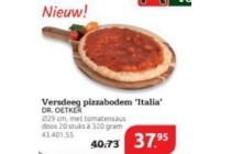 versdeeg pizzabodem italia